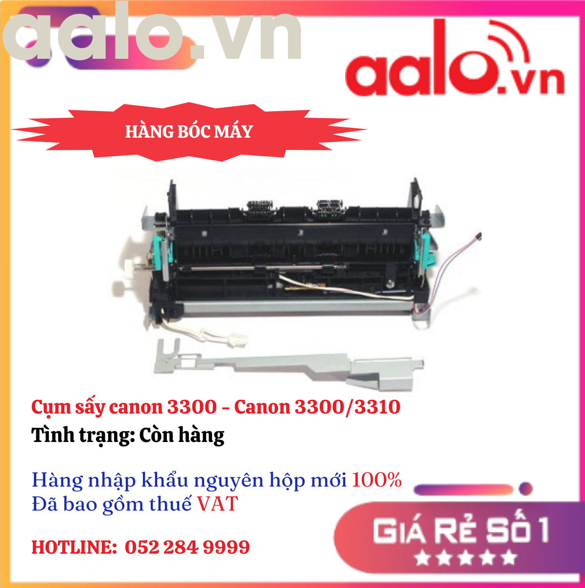 Cụm sấy canon 3300- hàng bóc máy